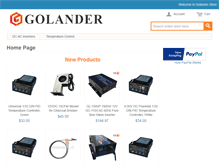 Tablet Screenshot of golanderusa.com